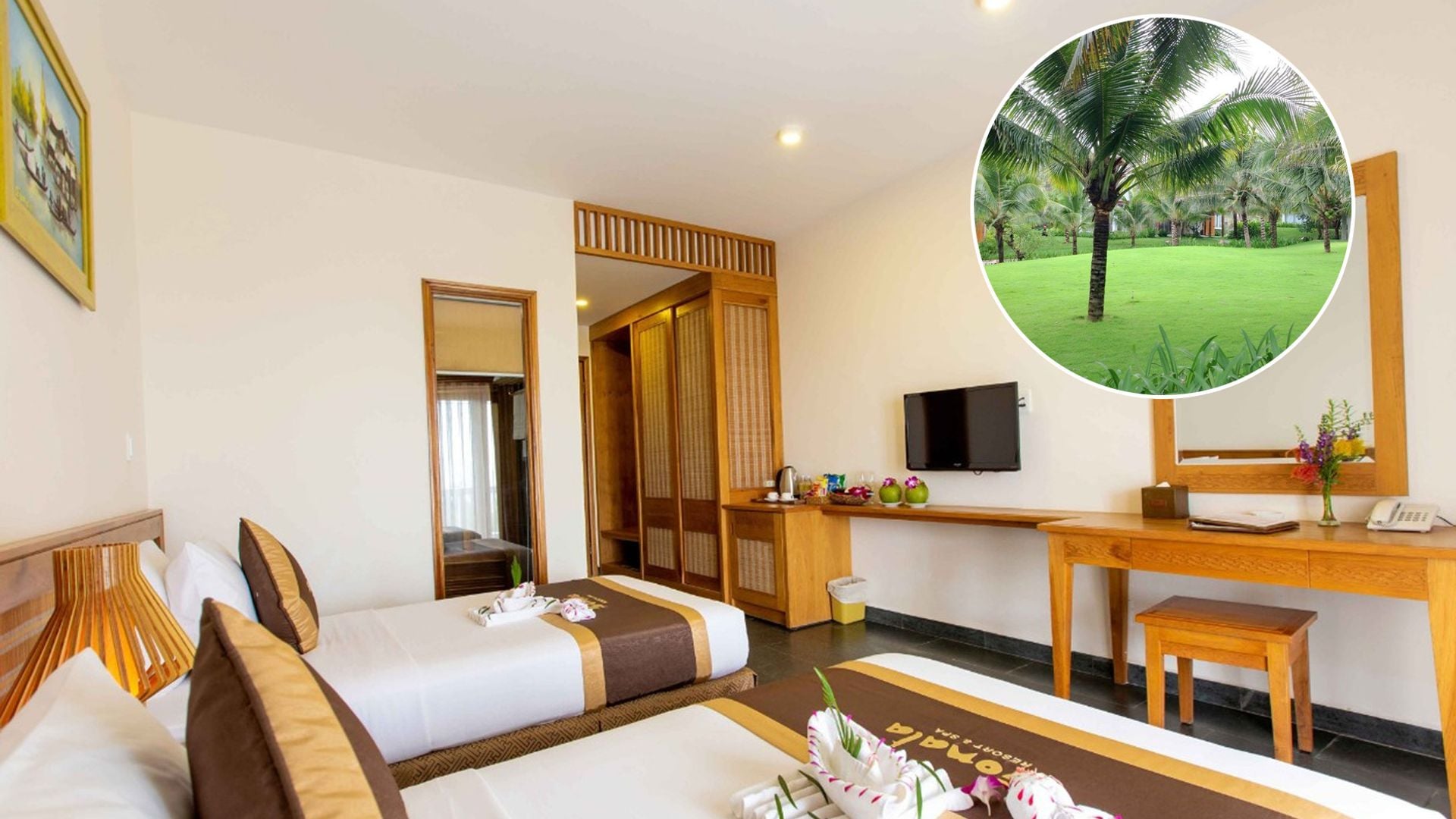 2. Deluxe Garden View Twin