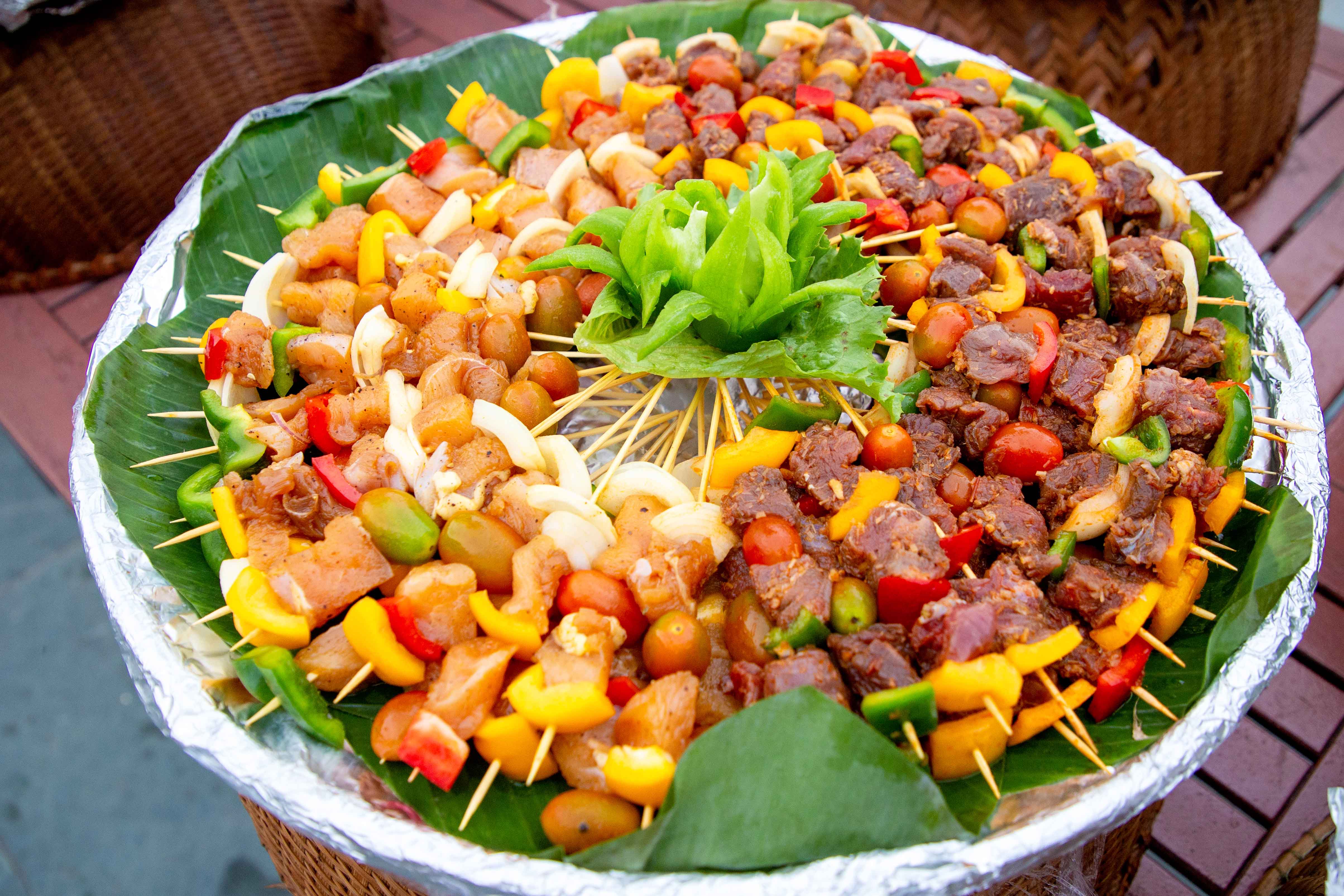 Couple sharing moment at infinity pool's edge